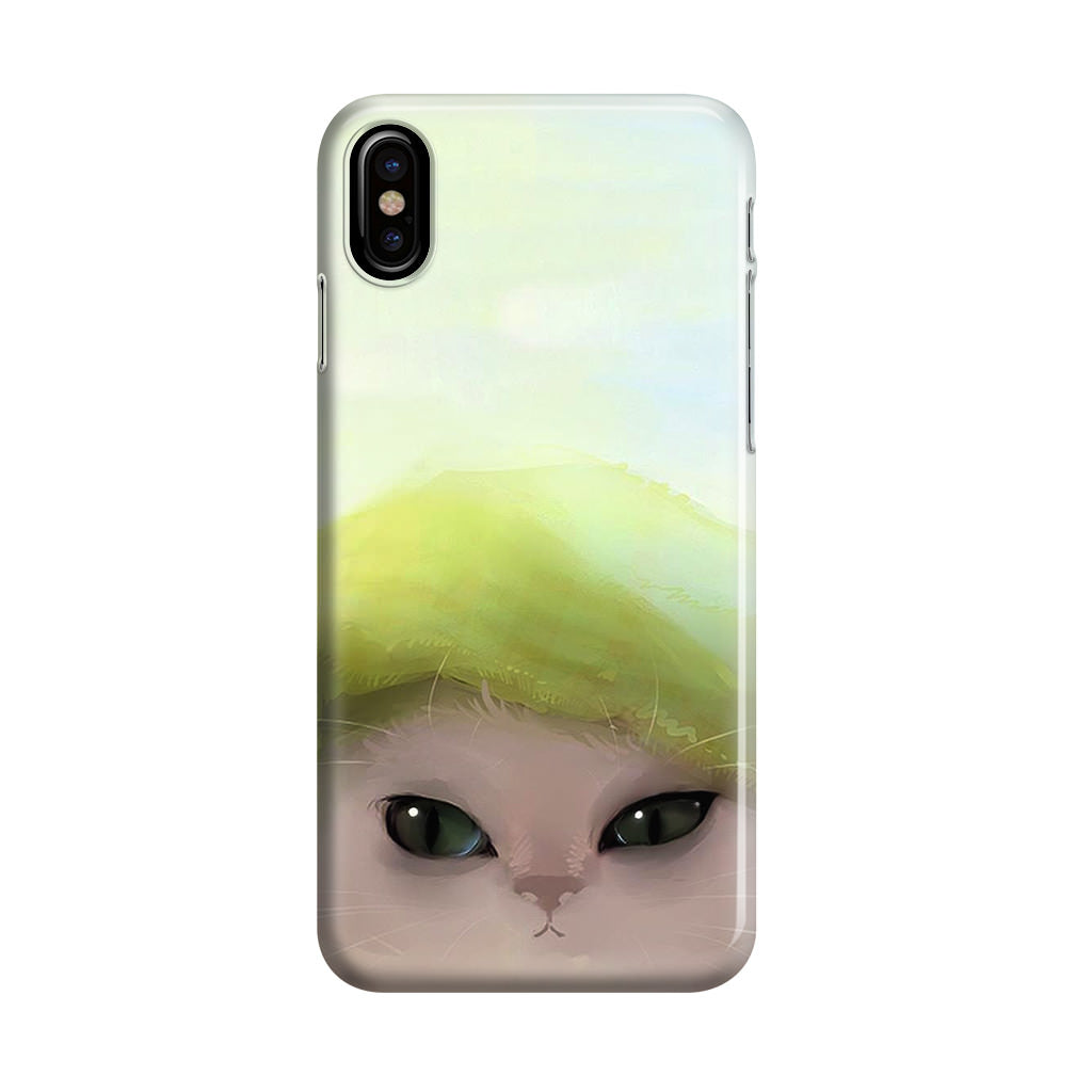 Noble Lazy Smart Kitten iPhone X / XS / XS Max Case