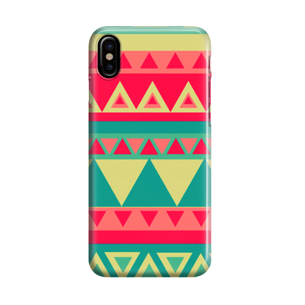 Old Aztec Pattern iPhone X / XS / XS Max Case