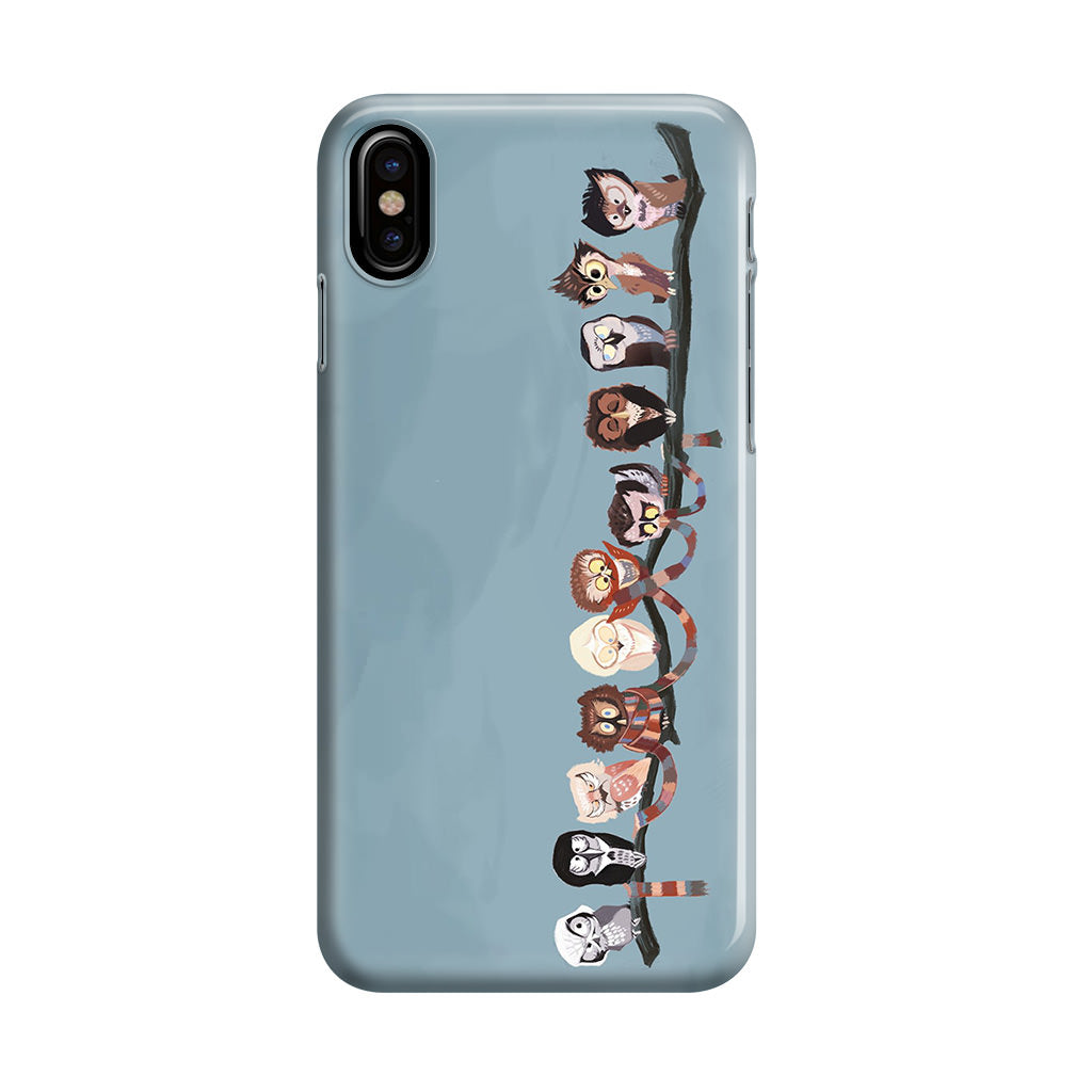 Owls on The Branch iPhone X / XS / XS Max Case