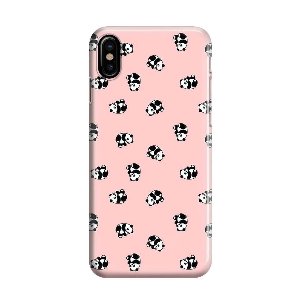 Pandas Pattern iPhone X / XS / XS Max Case