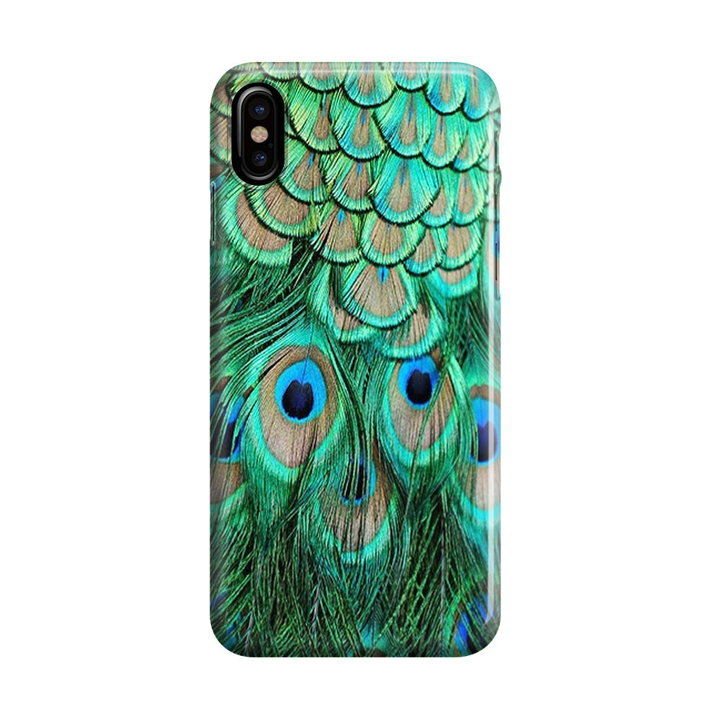 Peacock Feather iPhone X / XS / XS Max Case