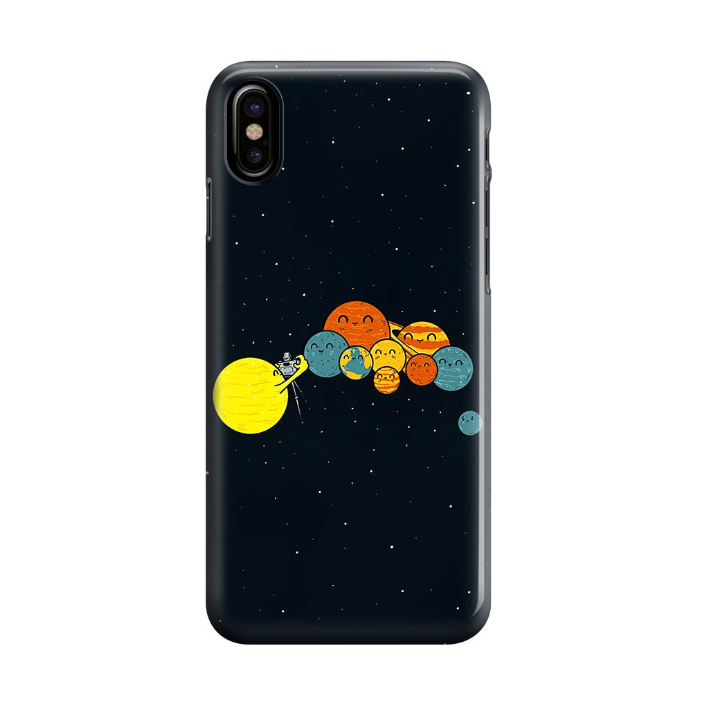 Planet Cute Illustration iPhone X / XS / XS Max Case