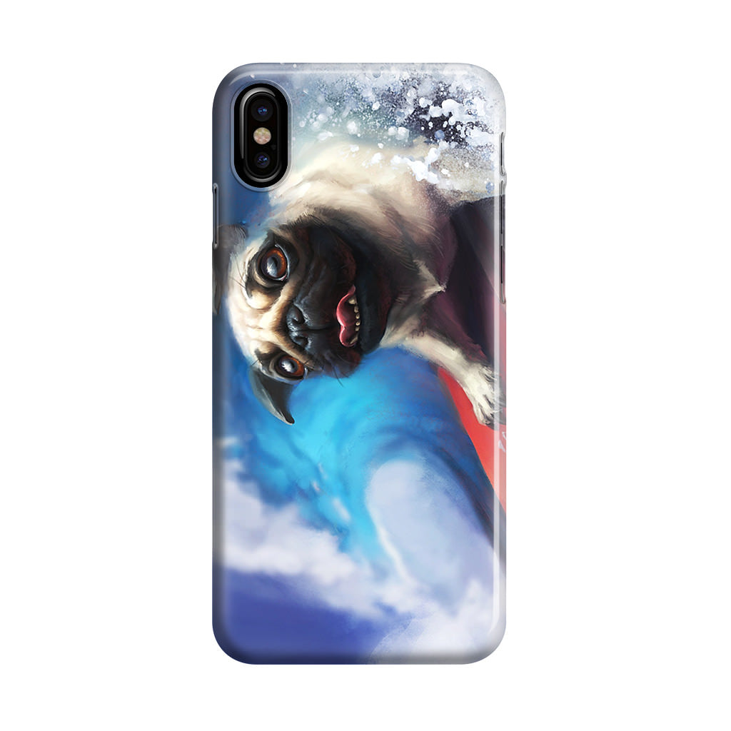 Pug Surfers iPhone X / XS / XS Max Case