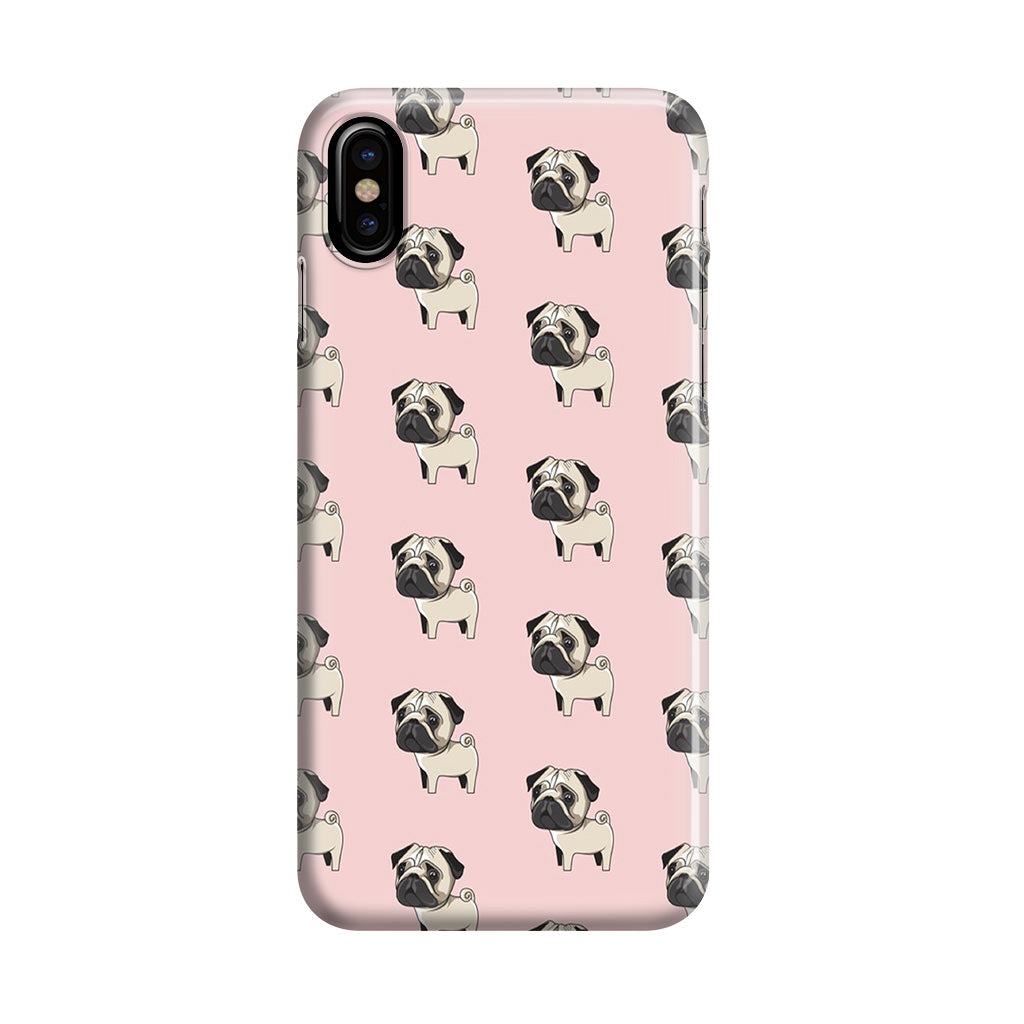 Pugs Pattern iPhone X / XS / XS Max Case