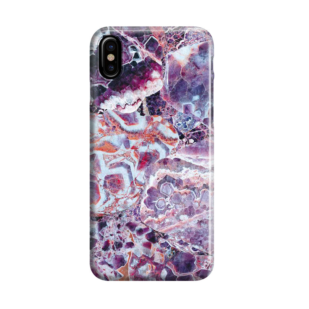 Purple Marble iPhone X / XS / XS Max Case