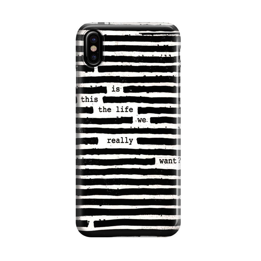 Roger Waters Is This the Life We Really Want iPhone X / XS / XS Max Case