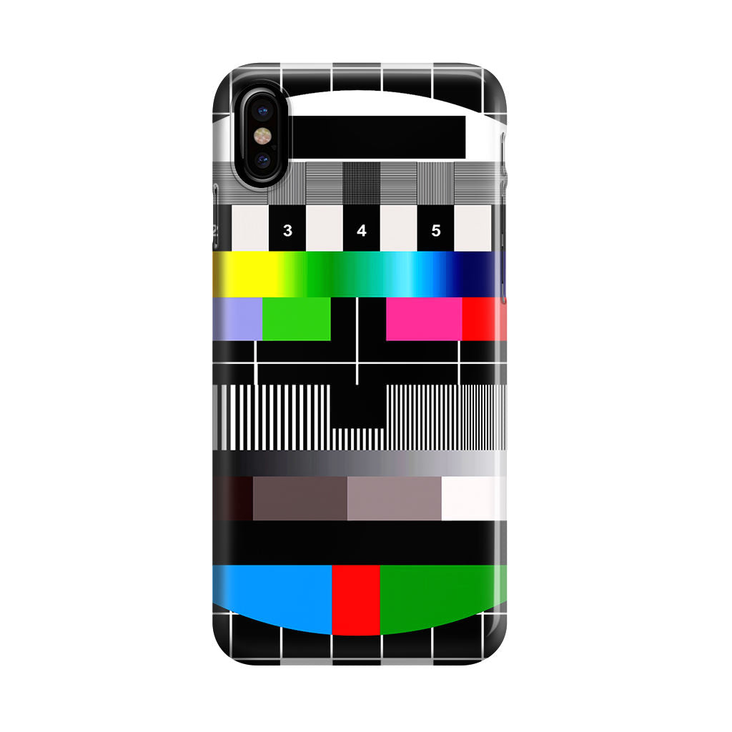 Scheme Pause TV Colorful Mesh iPhone X / XS / XS Max Case