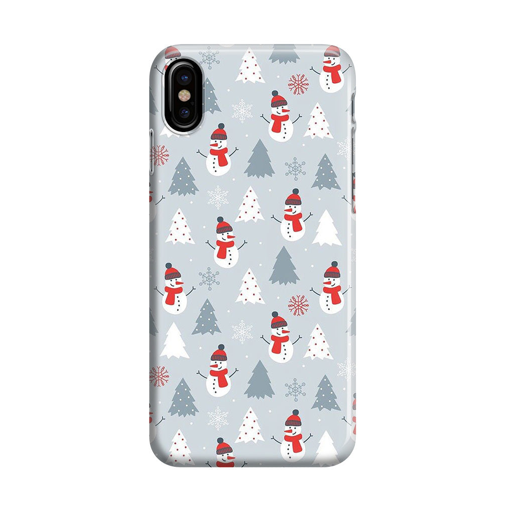 Snowmans Pattern iPhone X / XS / XS Max Case