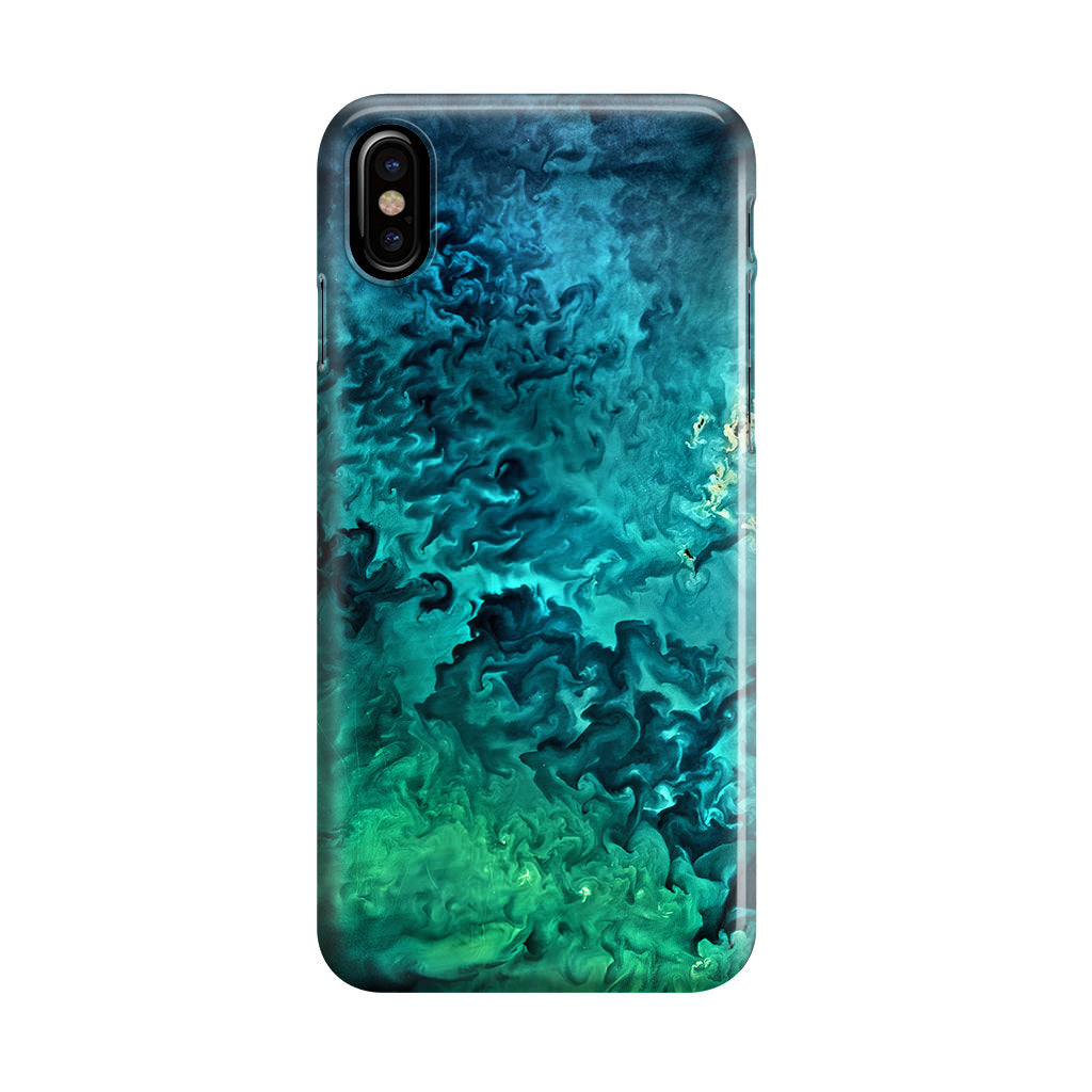 Swirls In The Yellow Sea iPhone X / XS / XS Max Case