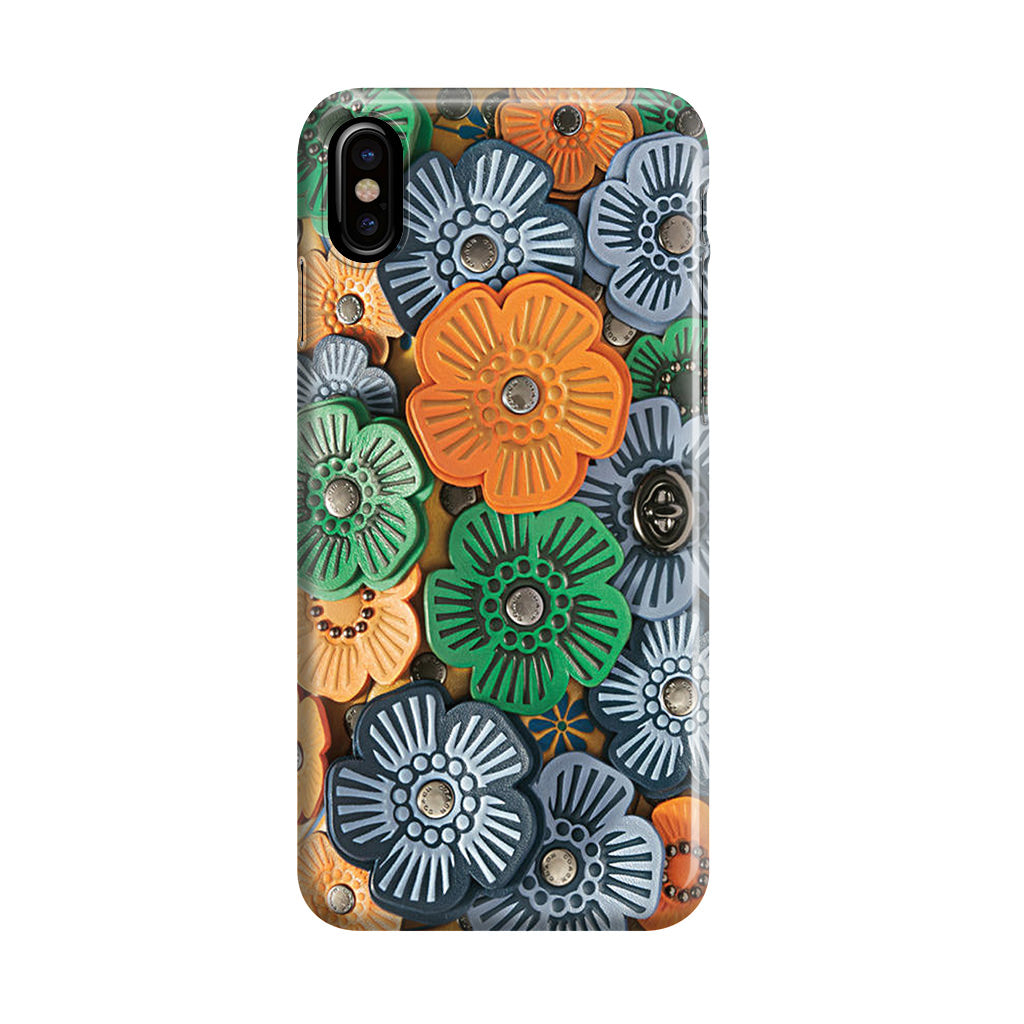 Tea Rose Applique iPhone X / XS / XS Max Case