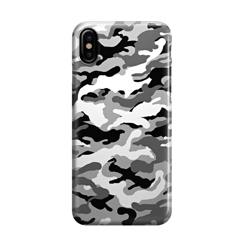 Winter Army Camo iPhone X / XS / XS Max Case