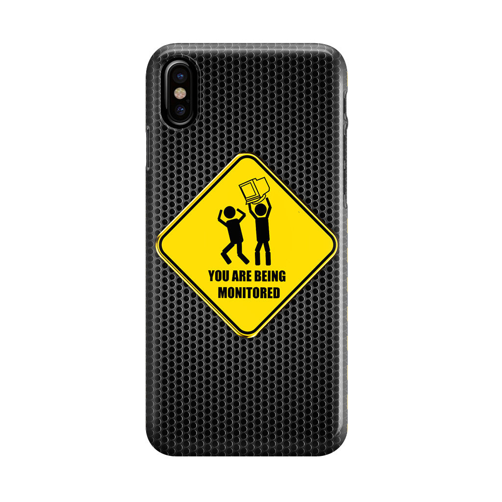 You Are Being Monitored iPhone X / XS / XS Max Case