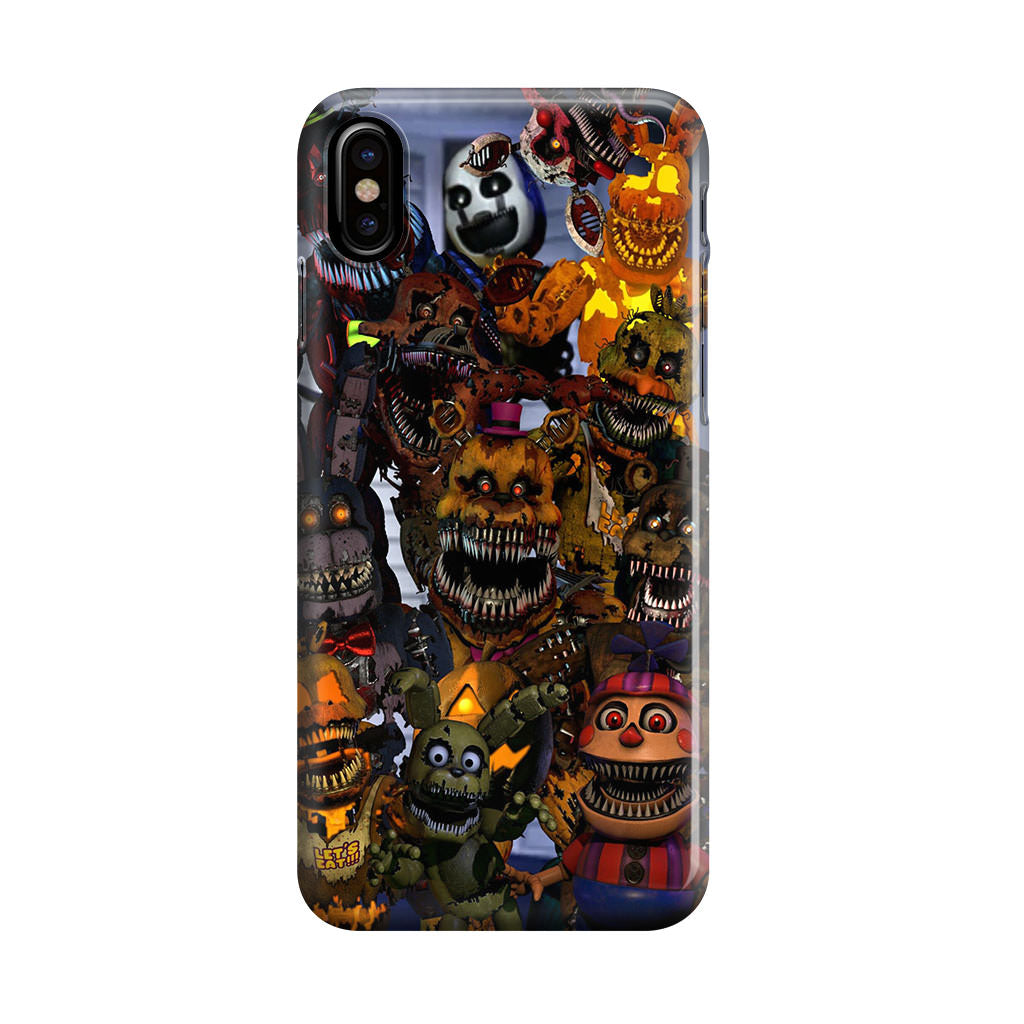 Five Nights at Freddy's Scary Characters iPhone X / XS / XS Max Case
