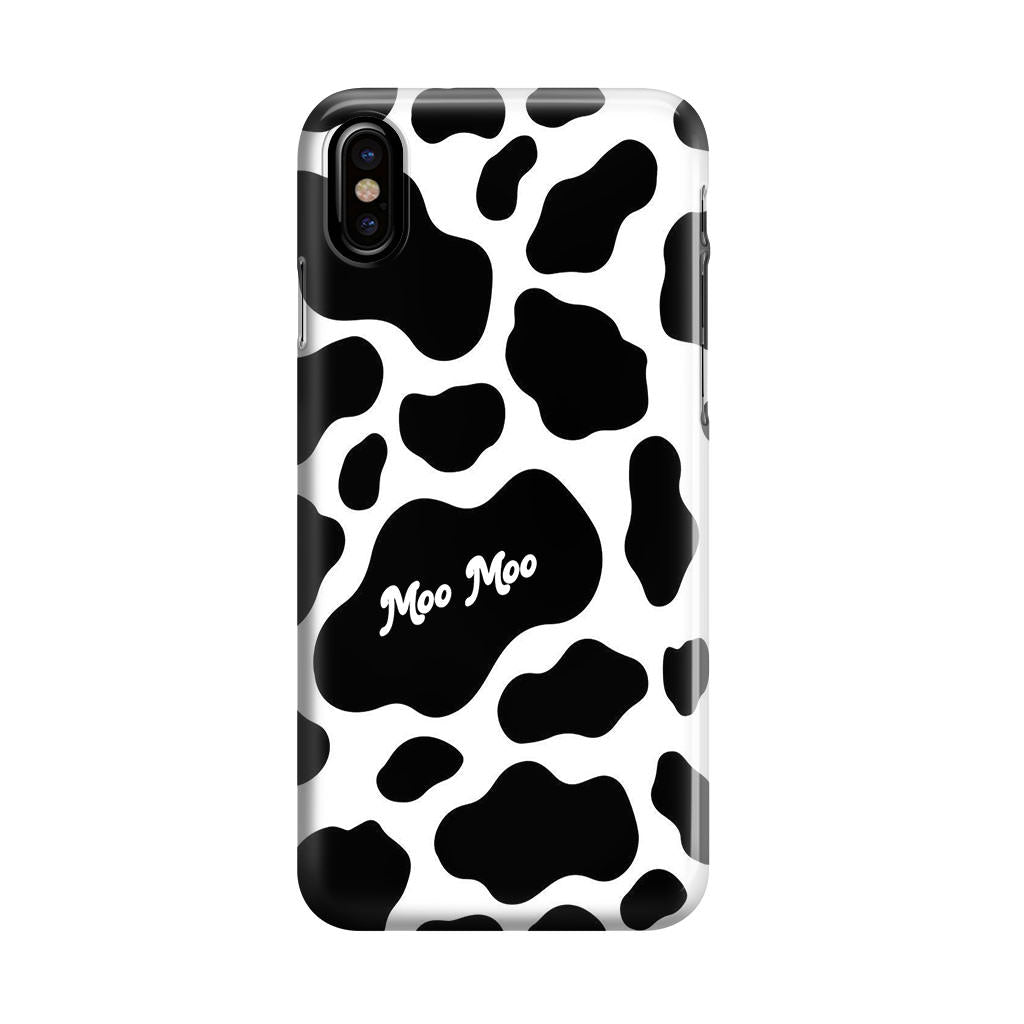 Moo Moo Pattern iPhone X / XS / XS Max Case