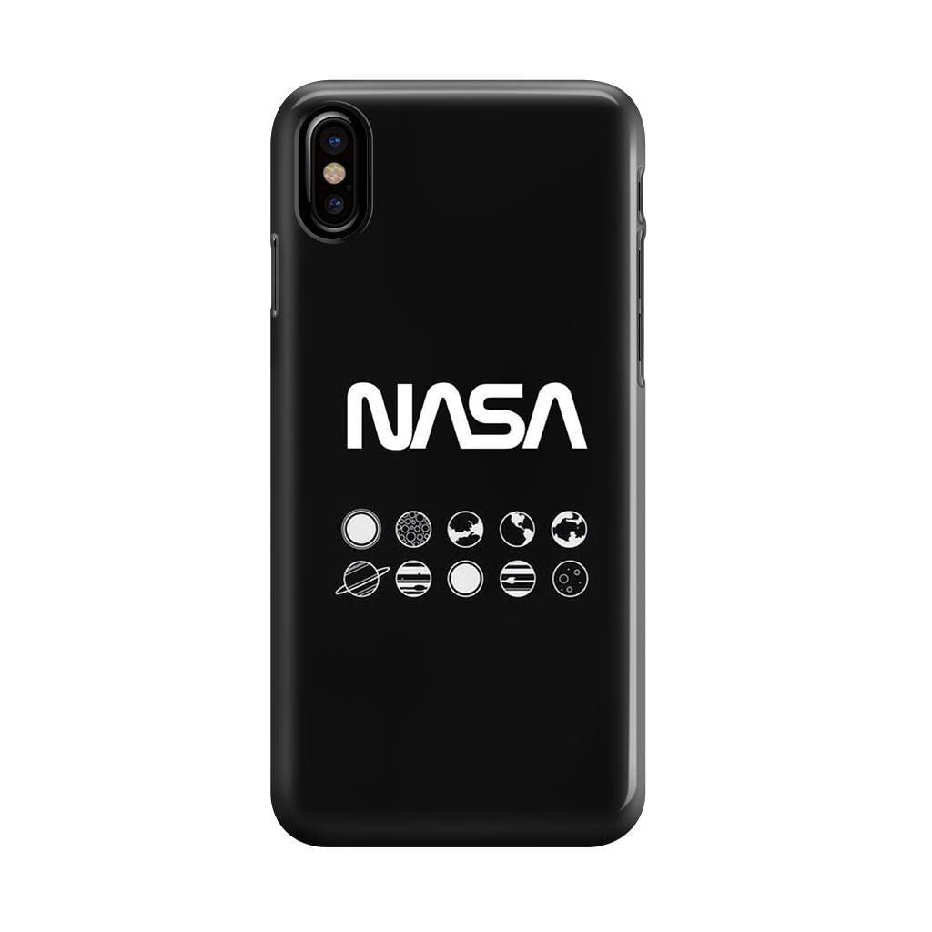 NASA Minimalist iPhone X / XS / XS Max Case