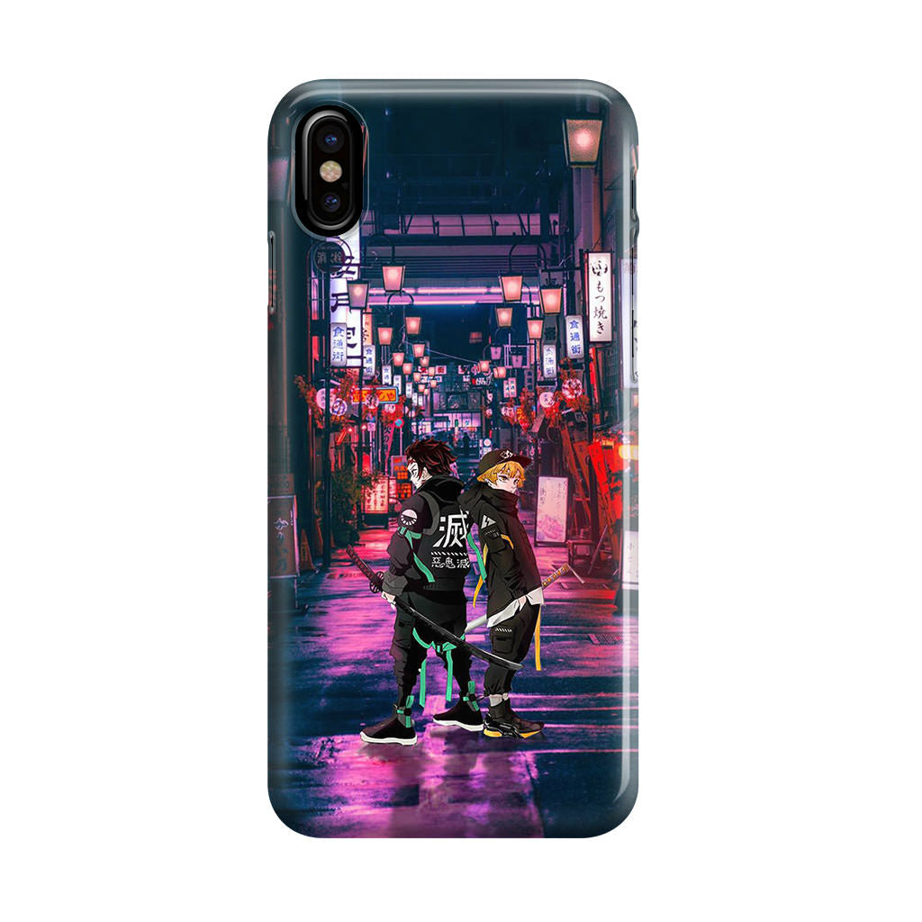 Tanjir0 And Zenittsu in Style iPhone X / XS / XS Max Case
