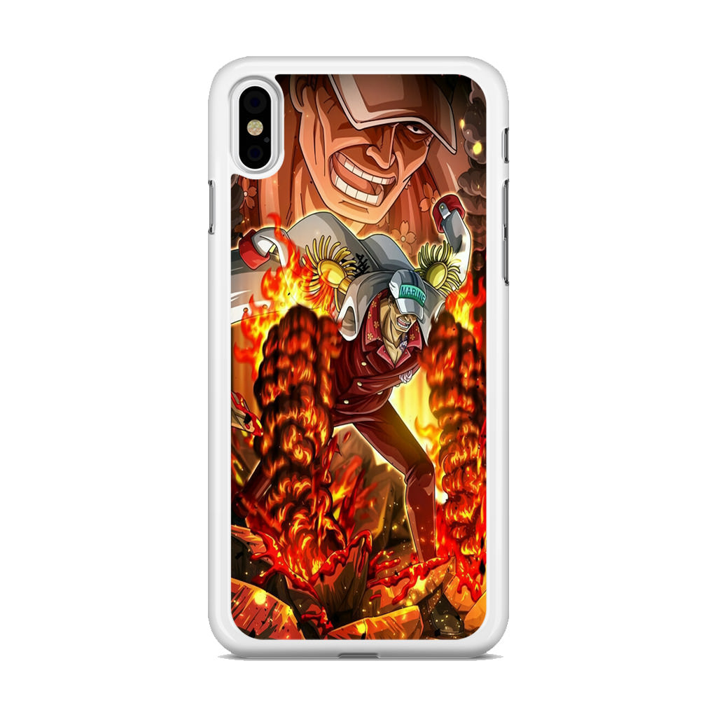 Akainu Exploding Volcano iPhone X / XS / XS Max Case