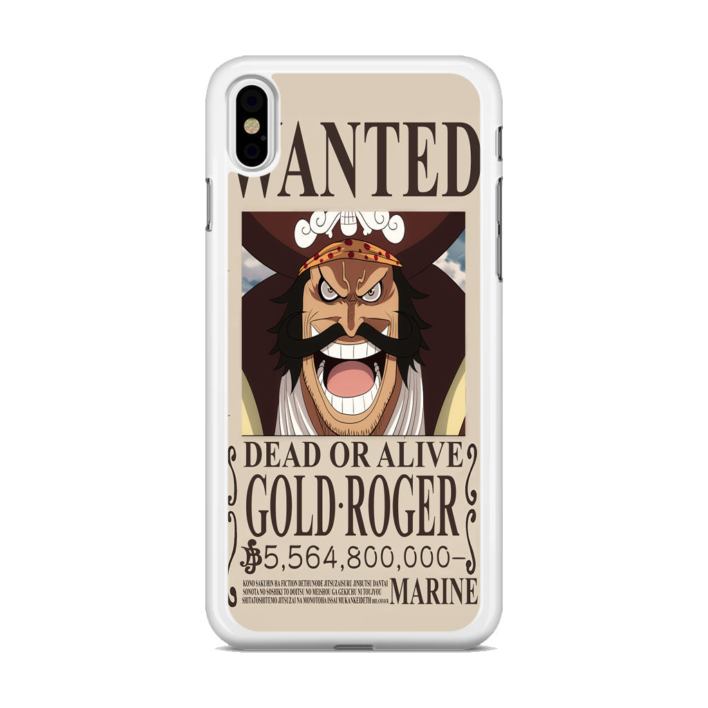 Gold Roger Bounty iPhone X / XS / XS Max Case