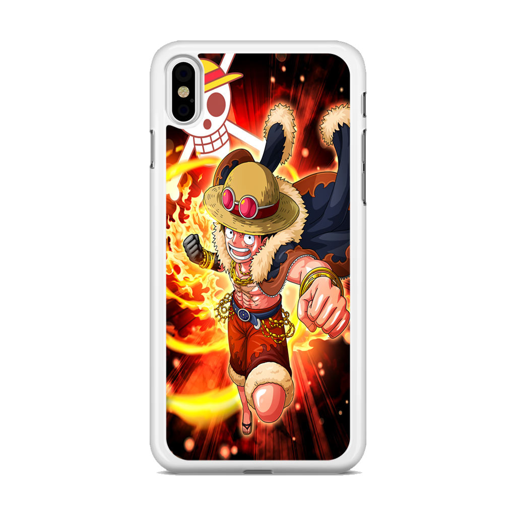 Luffy Red Hawk Punch iPhone X / XS / XS Max Case