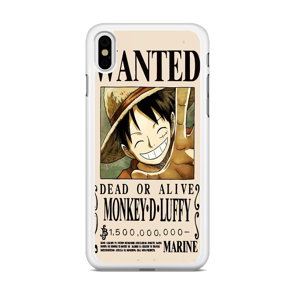 Monkey D Luffy Bounty iPhone X / XS / XS Max Case