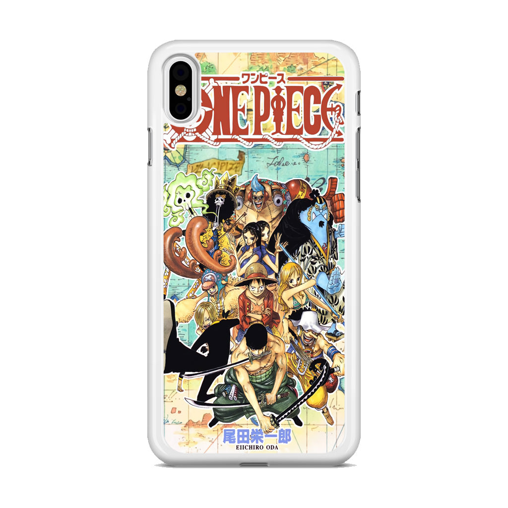 One Piece Comic Straw Hat Pirate iPhone X / XS / XS Max Case