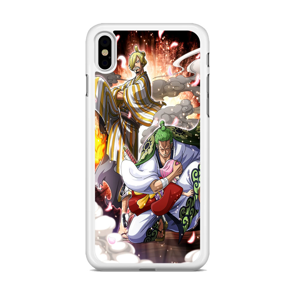 Sanji And Zoro Saving Otoko iPhone X / XS / XS Max Case