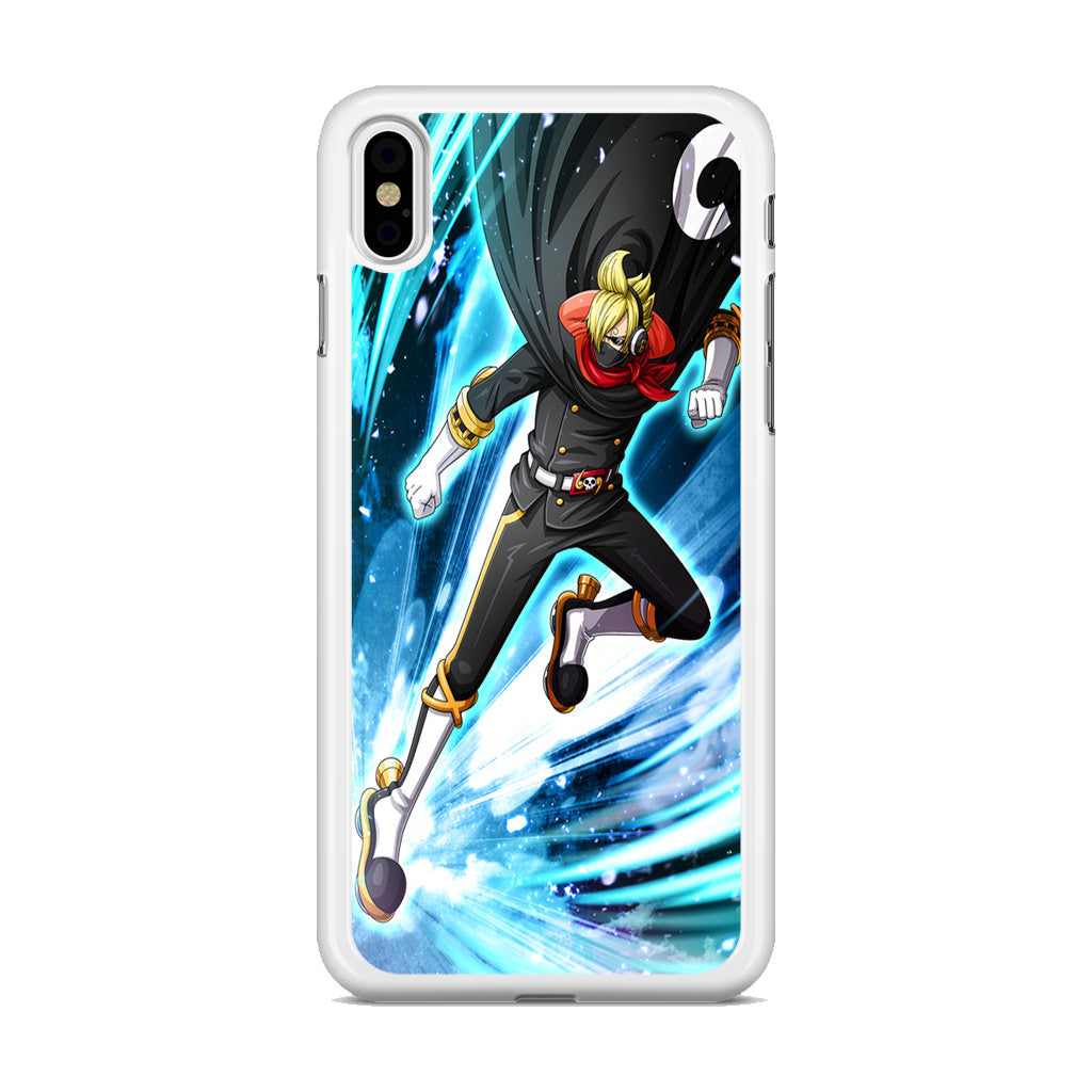 Stealth Black Vinsmoke Sanji iPhone X / XS / XS Max Case