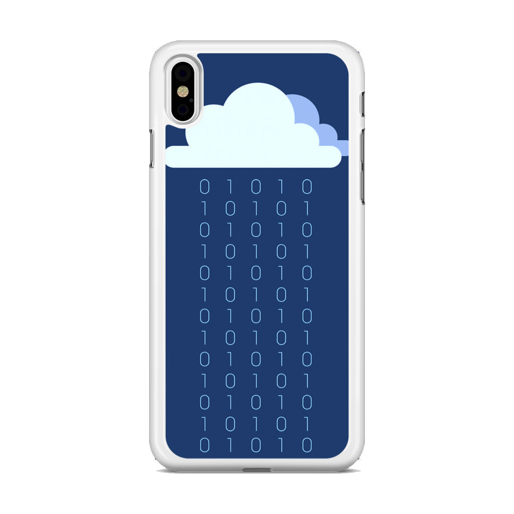 Abstract Binary Minimalist iPhone X / XS / XS Max Case