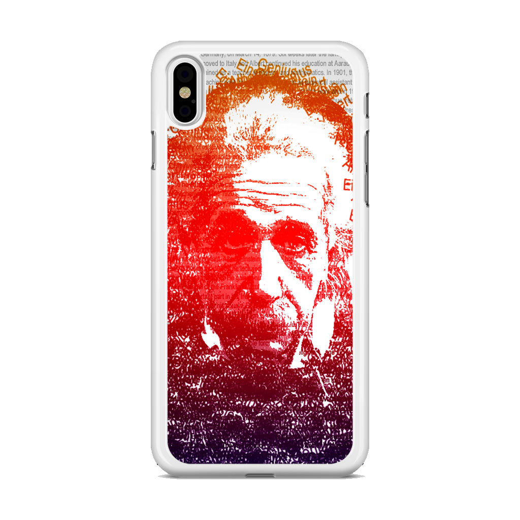 Albert Einstein Art iPhone X / XS / XS Max Case