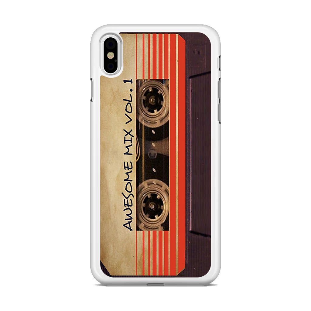 Awesome Mix Vol 1 Cassette iPhone X / XS / XS Max Case