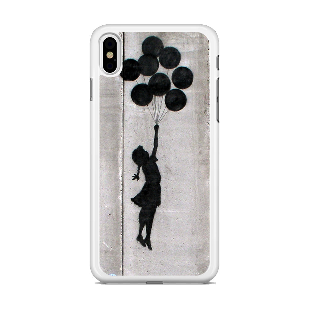 Banksy Girl With Balloons iPhone X / XS / XS Max Case