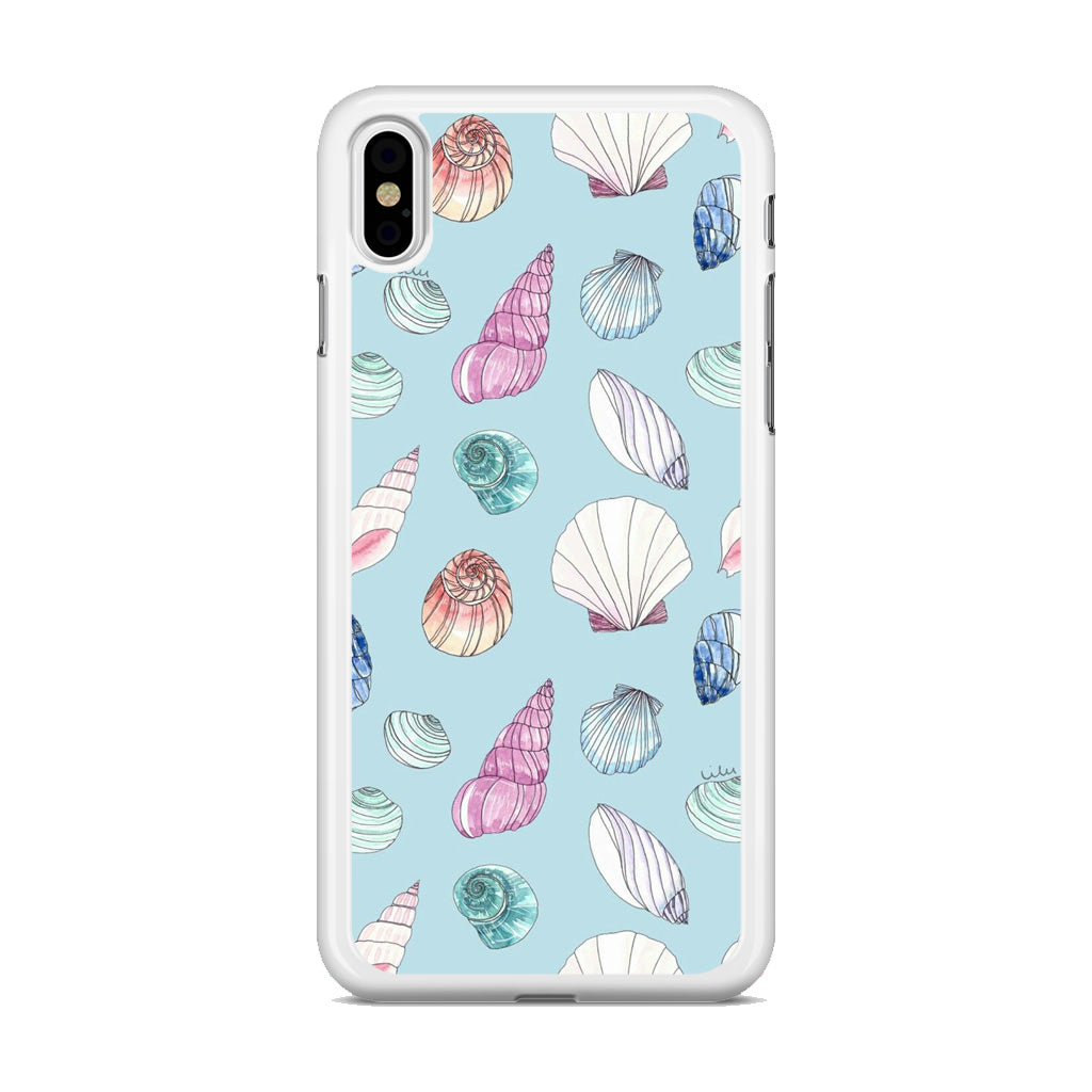 Beach Shells Pattern iPhone X / XS / XS Max Case