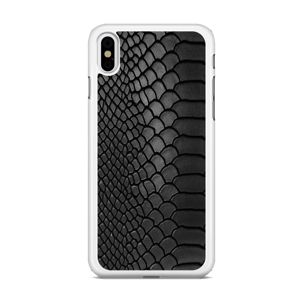 Black Snake Skin Texture iPhone X / XS / XS Max Case