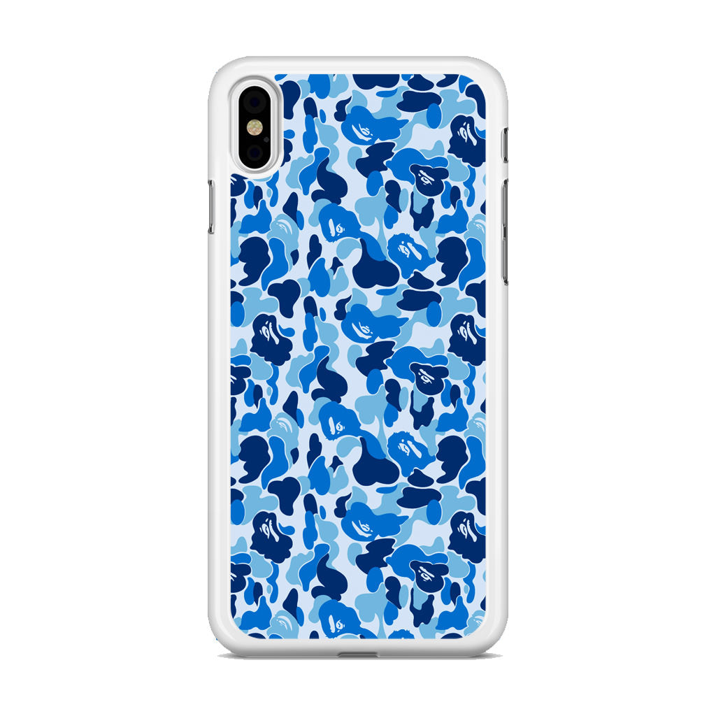 Blue Camo iPhone X / XS / XS Max Case