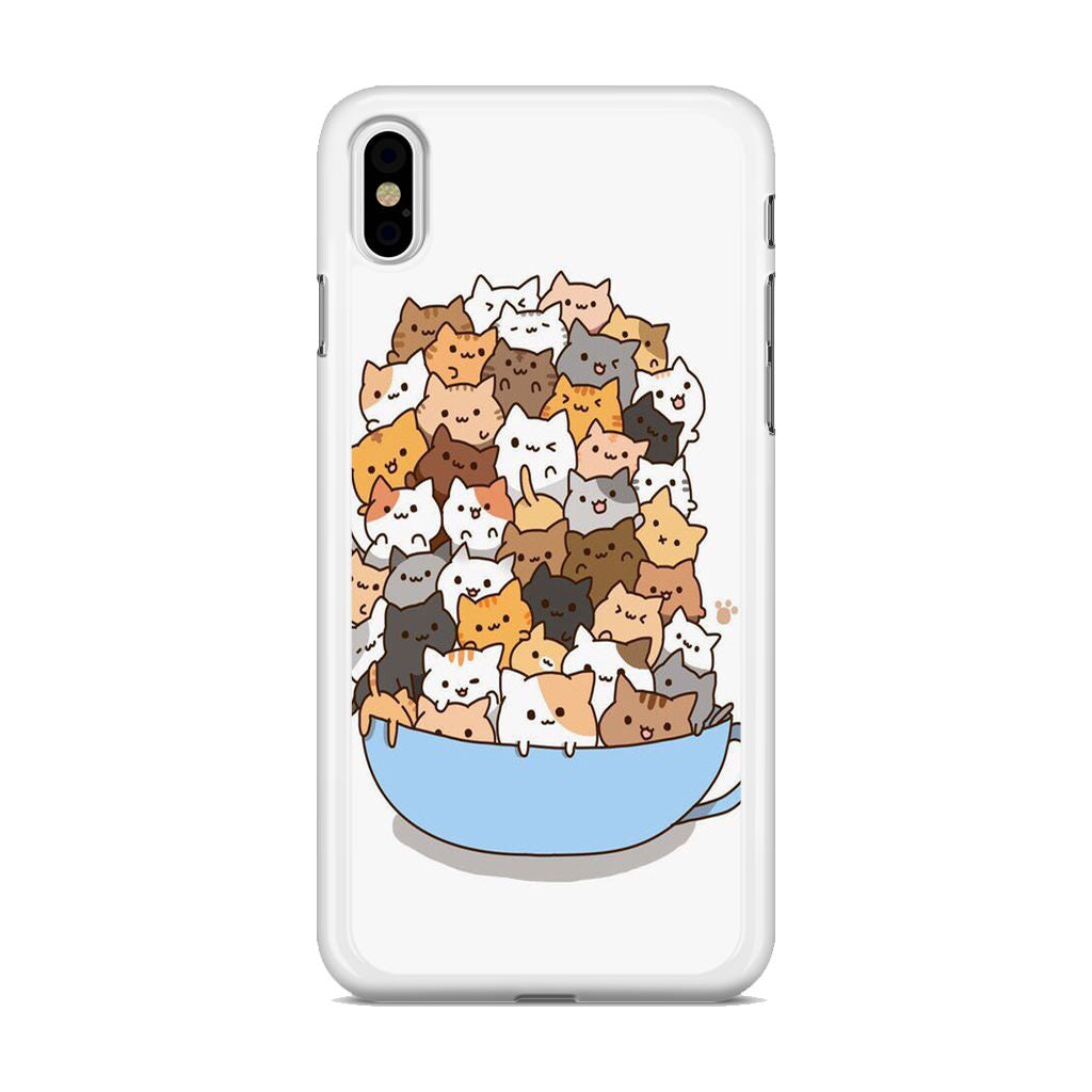 Cats on A Bowl iPhone X / XS / XS Max Case