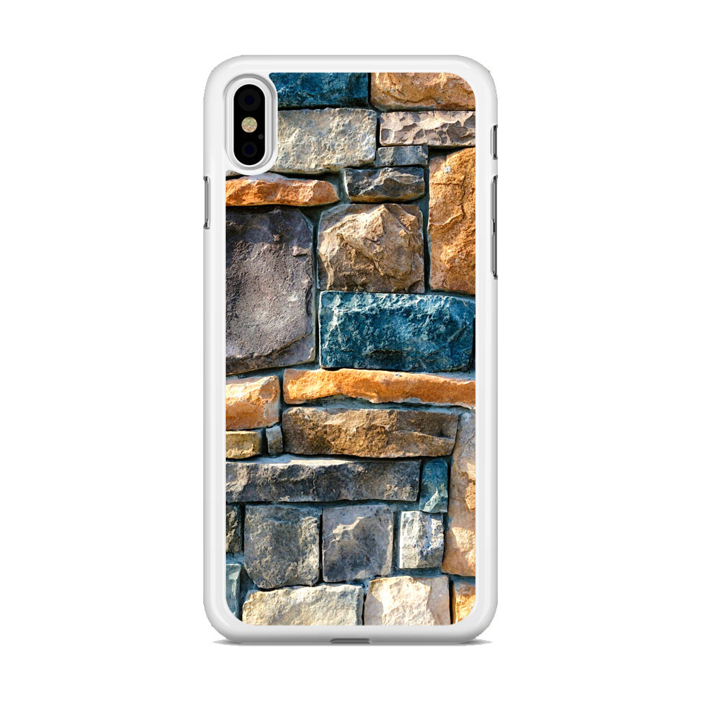 Colored Stone Piles iPhone X / XS / XS Max Case