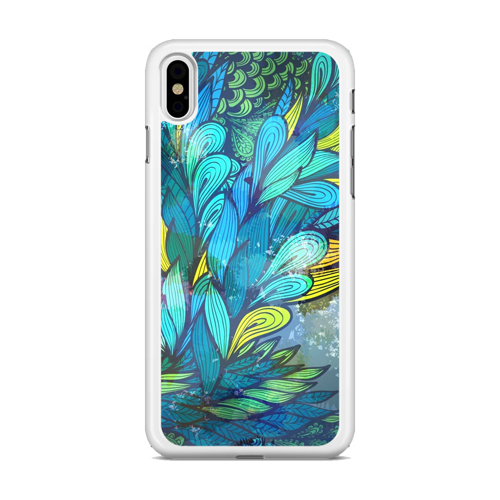 Colorful Art in Blue iPhone X / XS / XS Max Case