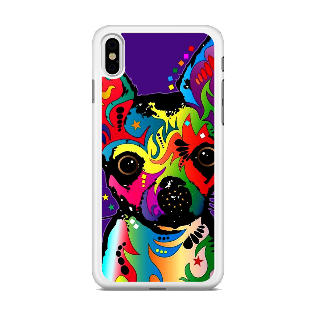 Colorful Chihuahua iPhone X / XS / XS Max Case