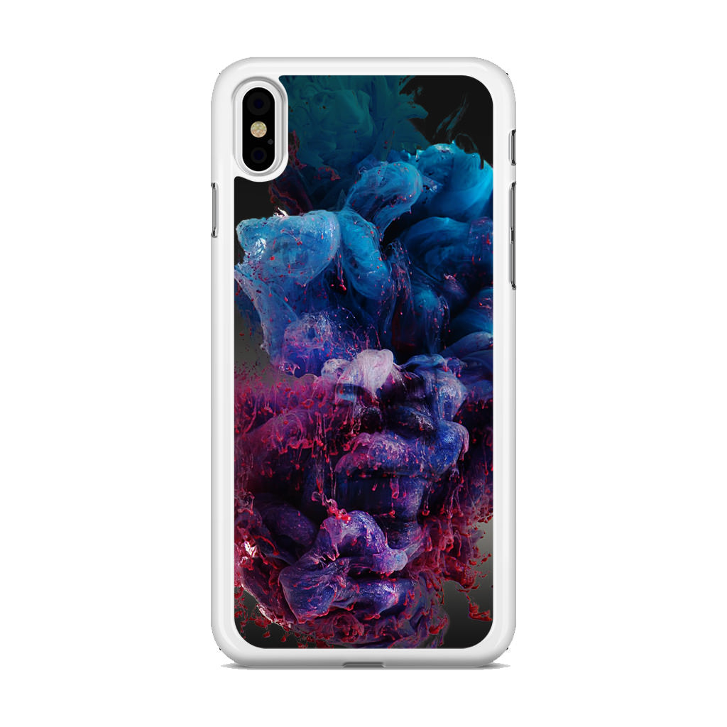 Colorful Dust Art on Black iPhone X / XS / XS Max Case