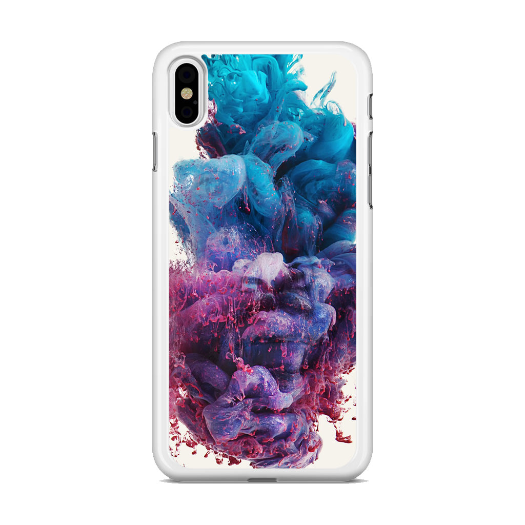 Colorful Dust Art on White iPhone X / XS / XS Max Case