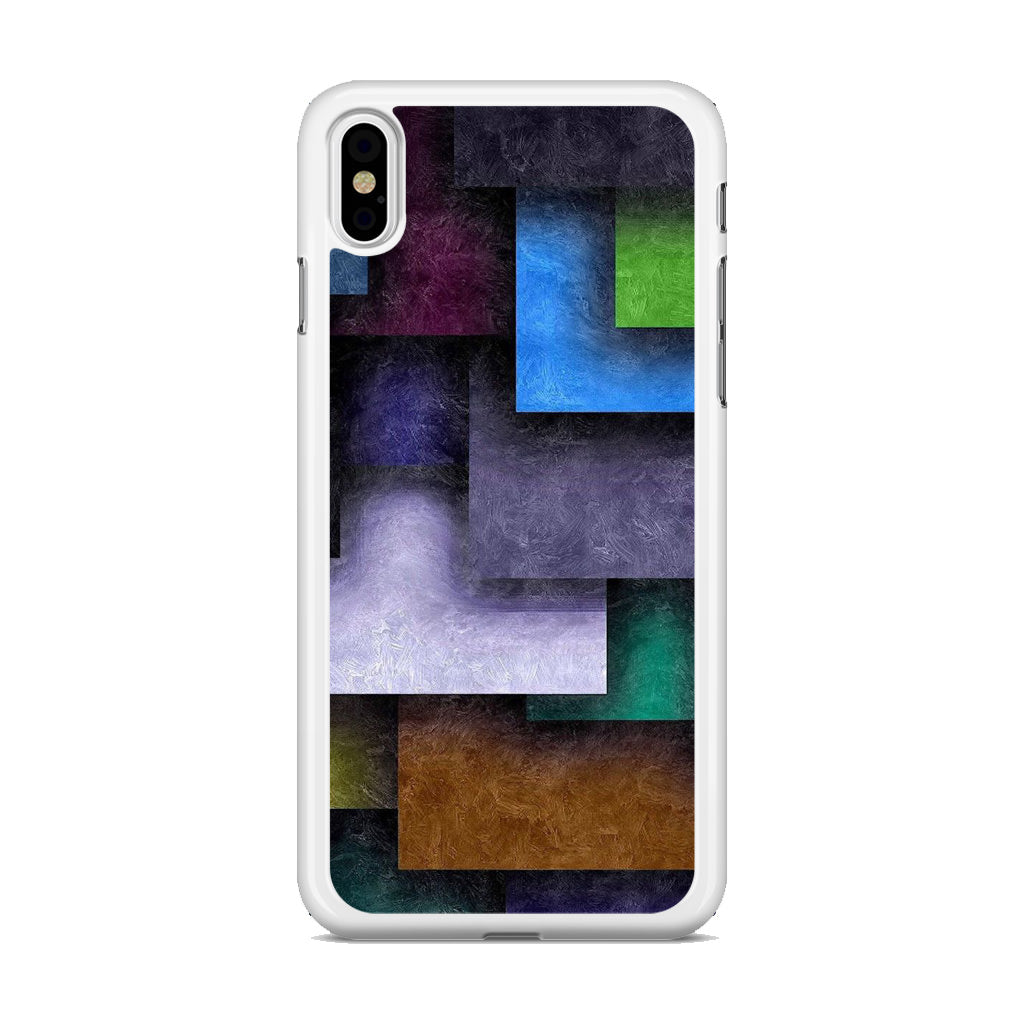 Colorful Rectangel Art iPhone X / XS / XS Max Case