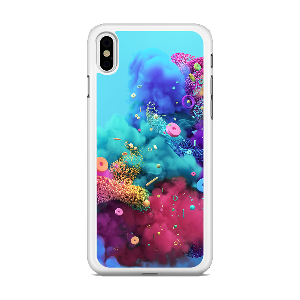 Colorful Smoke Boom iPhone X / XS / XS Max Case