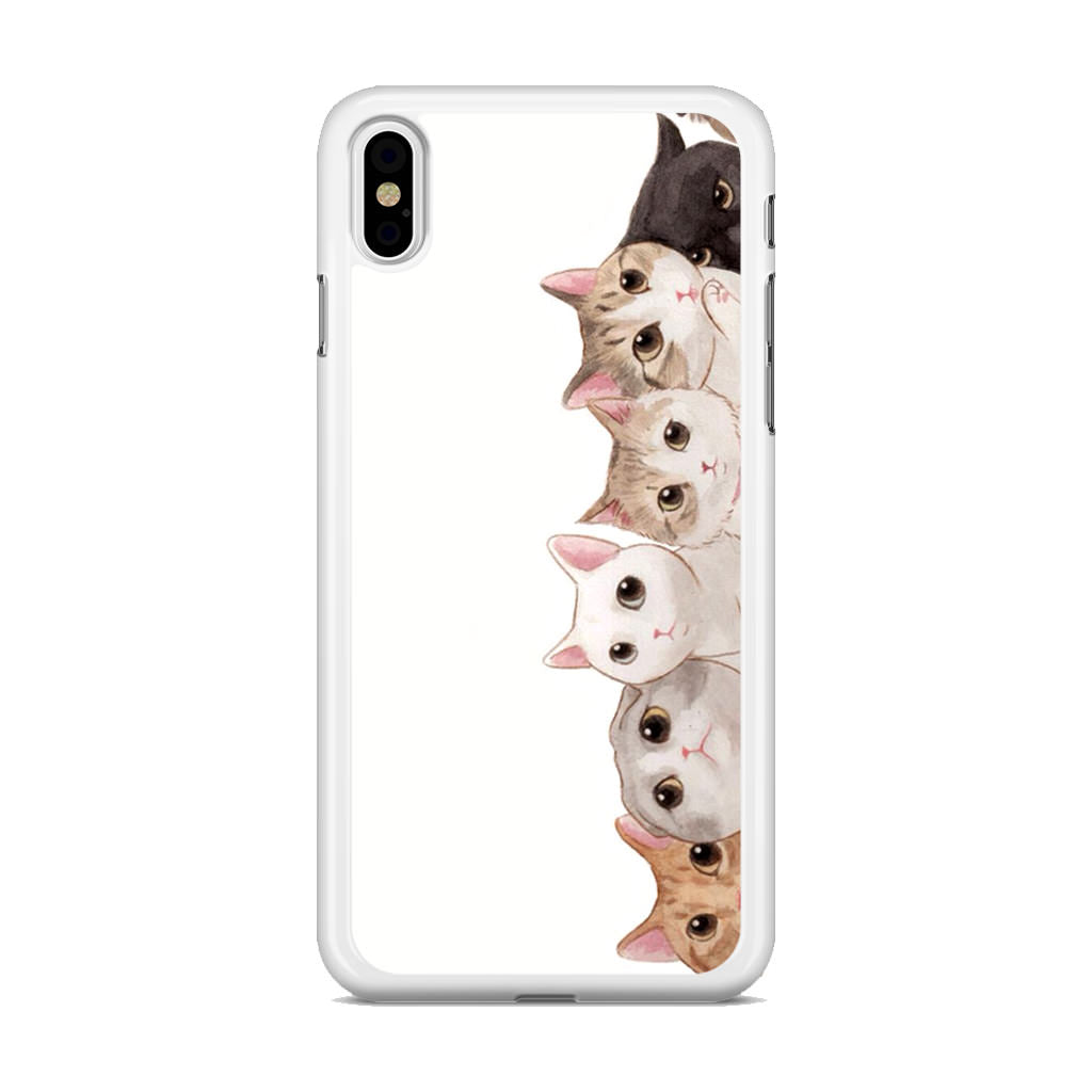 Cute Cats Vertical iPhone X / XS / XS Max Case