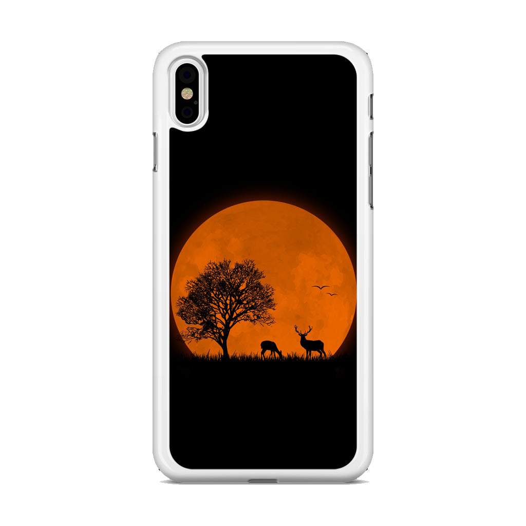 Deer Silhouette iPhone X / XS / XS Max Case