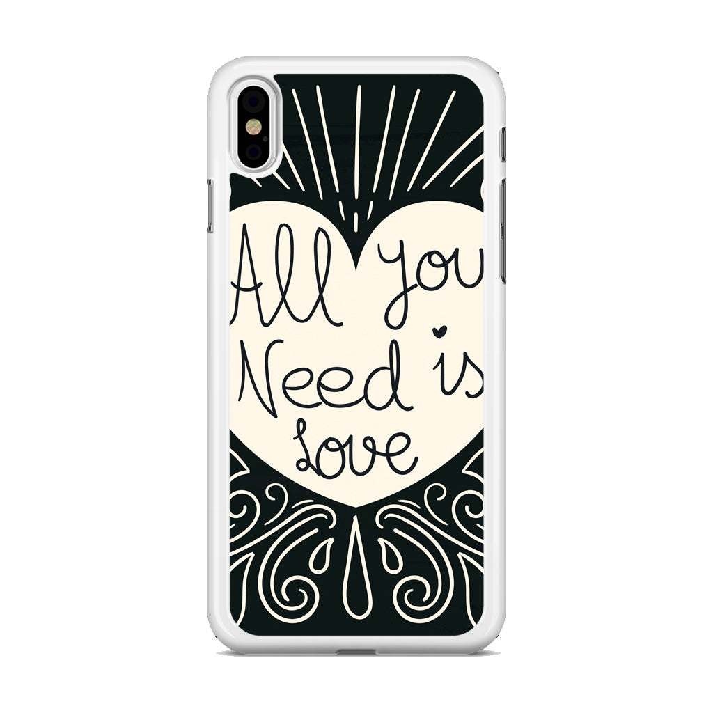 Drawn Love iPhone X / XS / XS Max Case