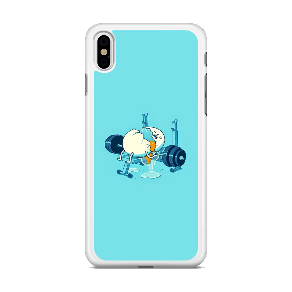 Egg Accident Workout iPhone X / XS / XS Max Case