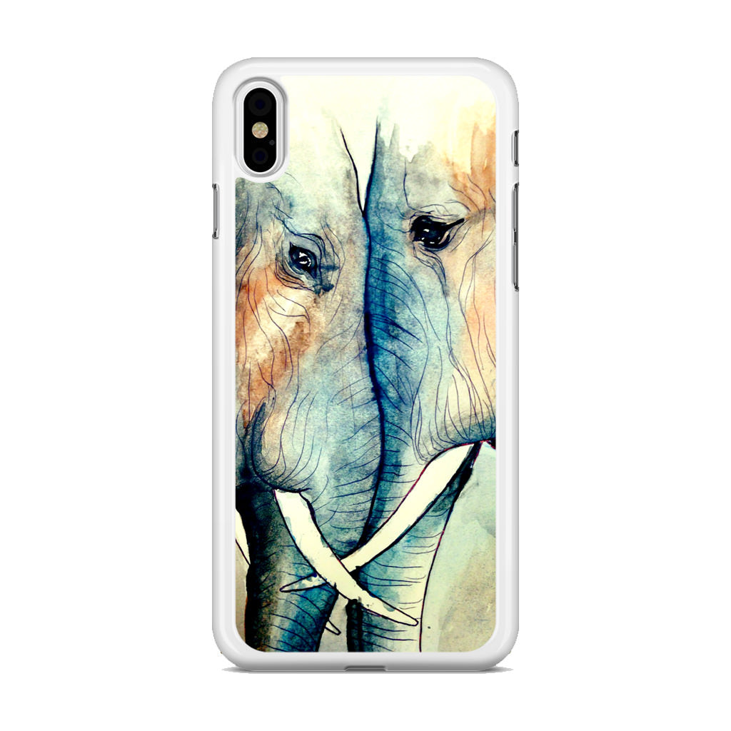 Elephants Sadness iPhone X / XS / XS Max Case