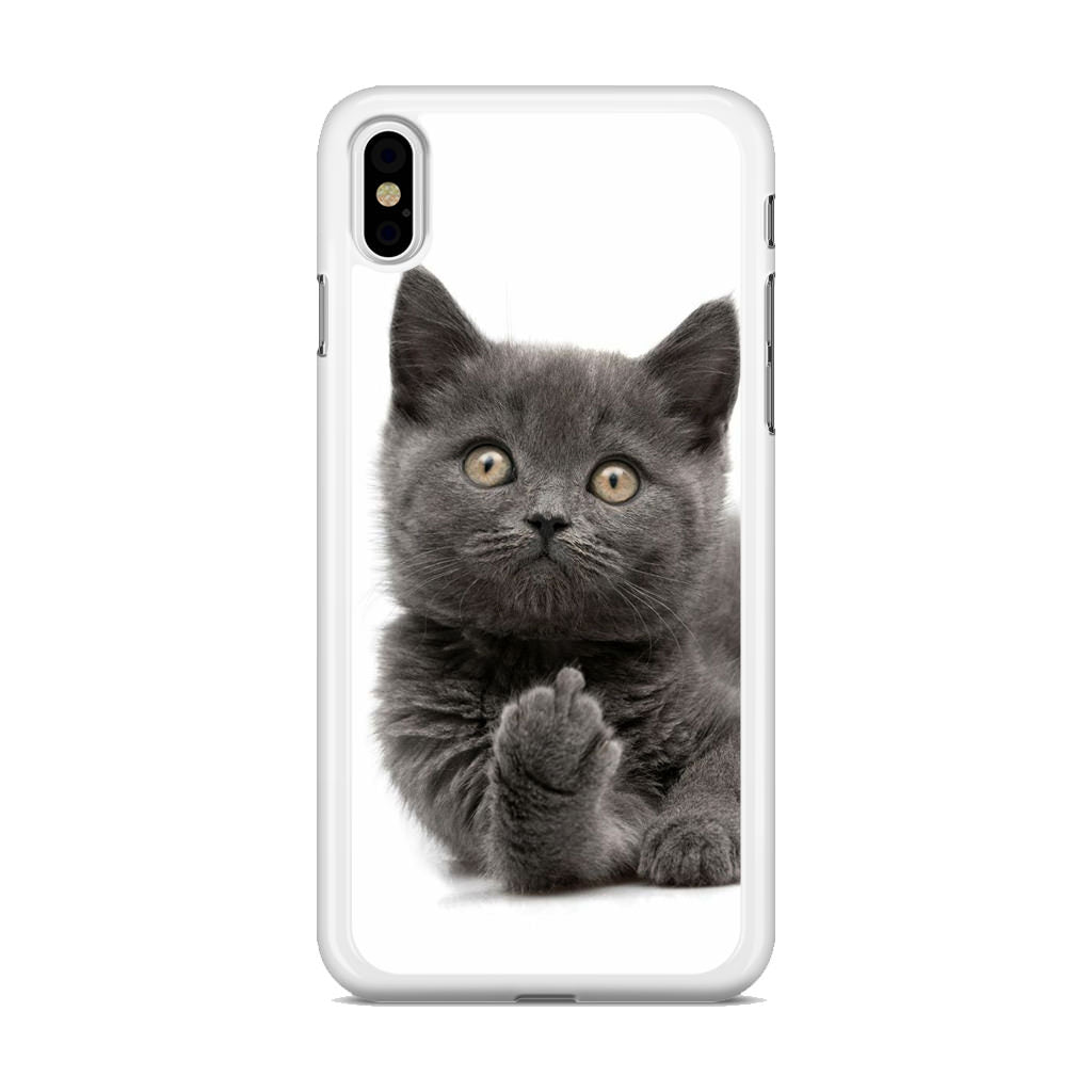 Finger British Shorthair Cat iPhone X / XS / XS Max Case