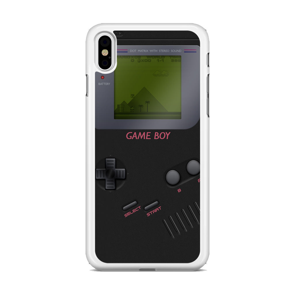 Game Boy Black Model iPhone X / XS / XS Max Case