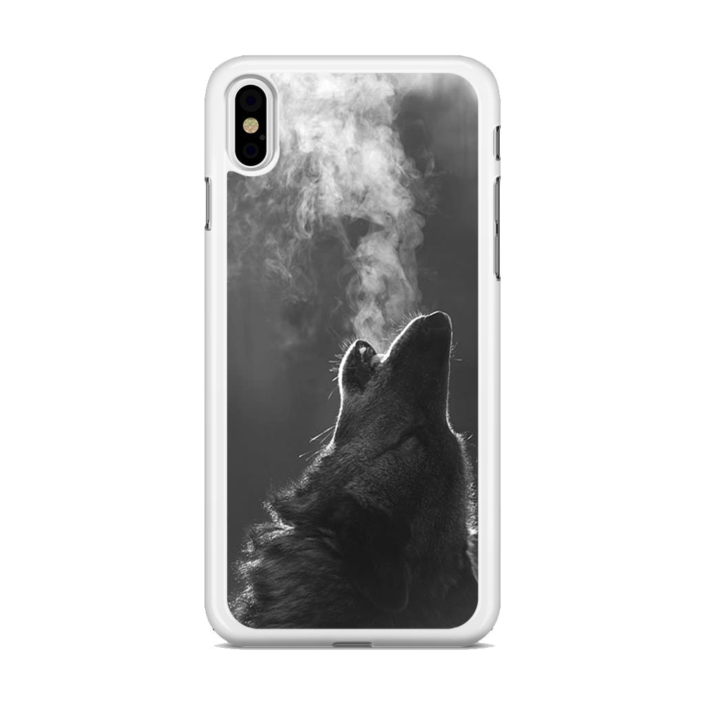 Howling Wolves Black and White iPhone X / XS / XS Max Case